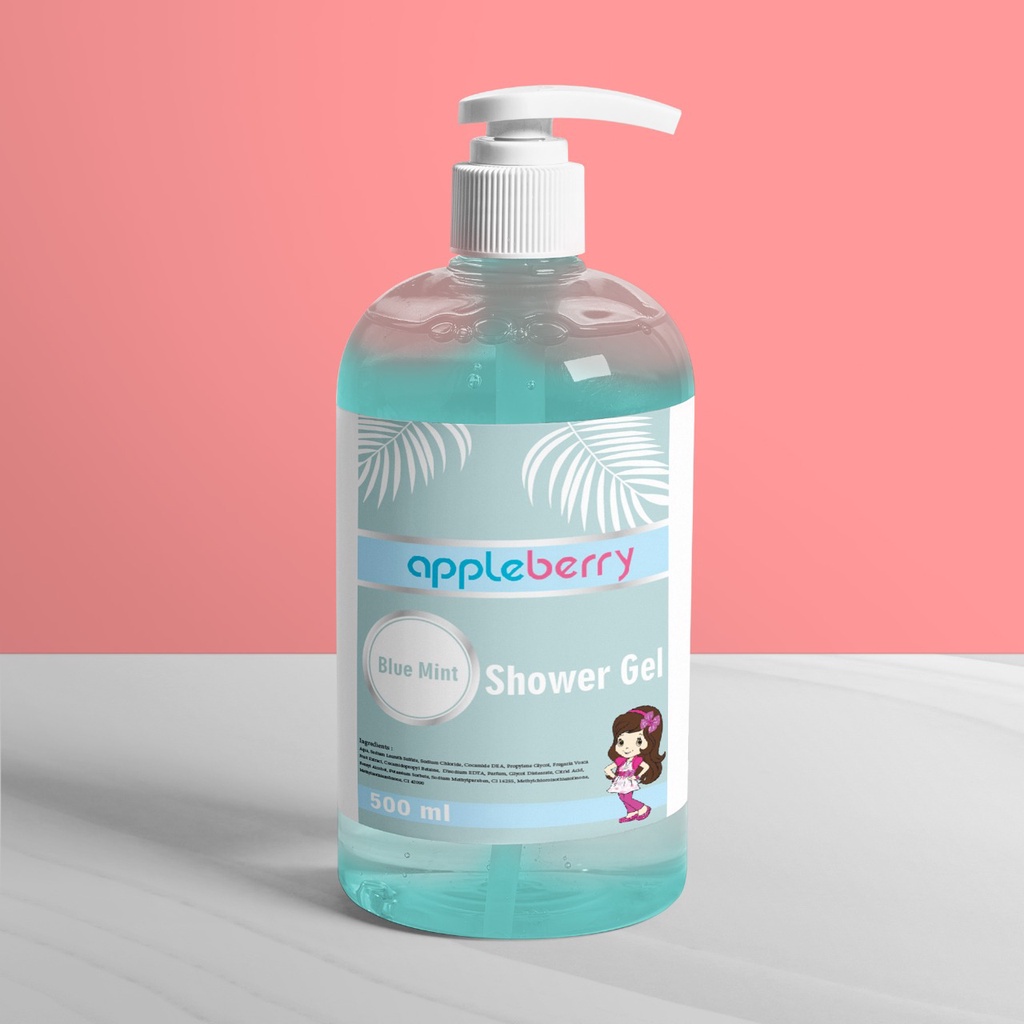 Appleberry Blue Mint Shower Gel 500ml