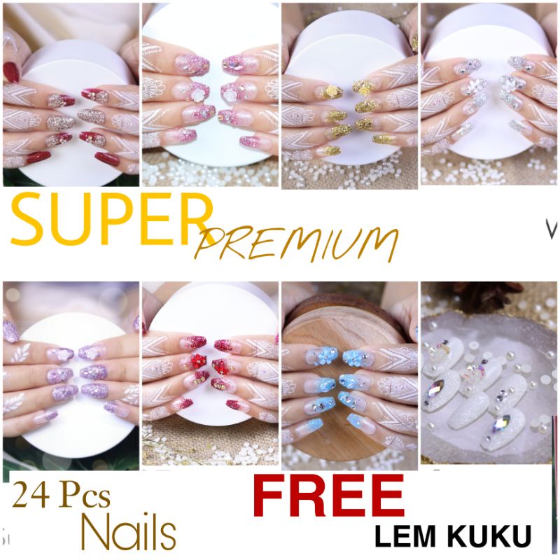 KUKU ISI 12/ KUKU PALSU WEDDING / GRATIS LEM KUKU/ KUKU PALSU /  SET KUKU PALSU / ISI 12