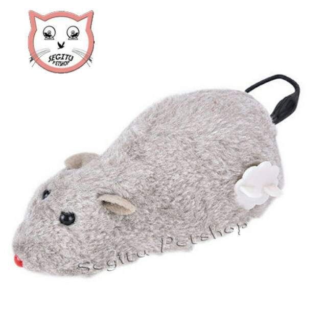 MAINAN KUCING ANJING TIKUS PUTAR TANPA BATU BATRAI