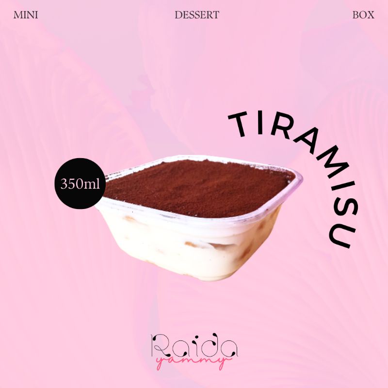 

Mini Dessert Box - TIRAMISU 350ML