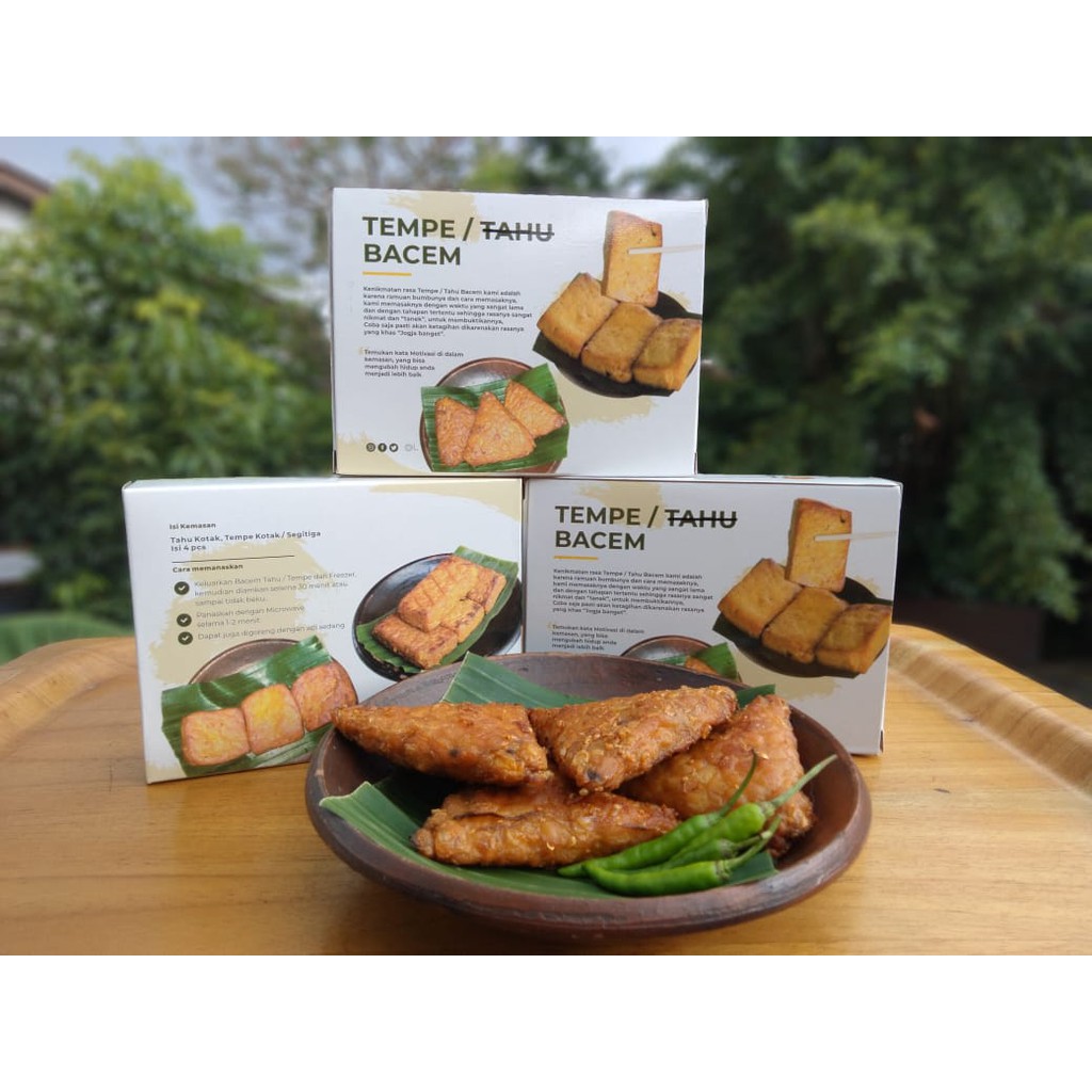 

Tempe Bacem Frozen Food Isi 4 Biji