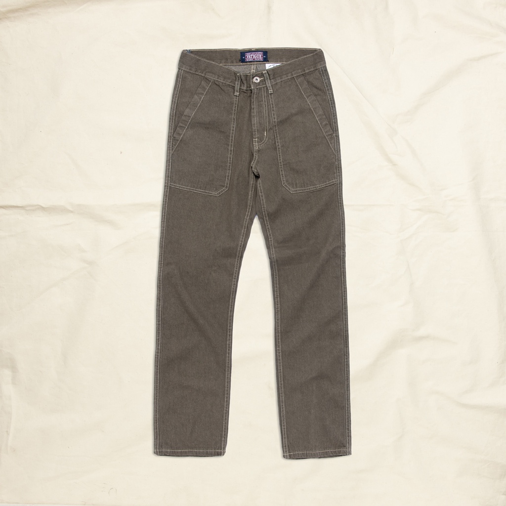 Jimmy and Martin - Fatigue Lightweight Denim Pants Brown - 968
