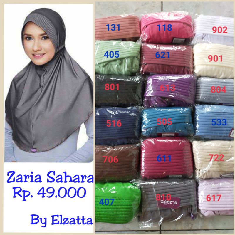 Bergo Serut Elzatta Zaria Sahara