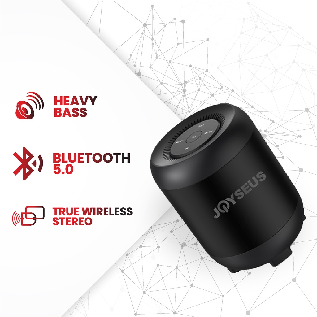 JOYSEUS JM JS01 Speaker Stereo Bluetooth 5.0 BLACK - OT0026