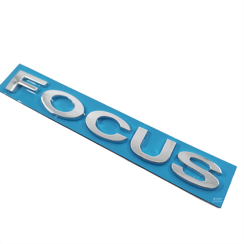 1pc Stiker Emblem Tulisan FOCUS Bahan ABS Untuk Dekorasi Mobil FORD FOCUS