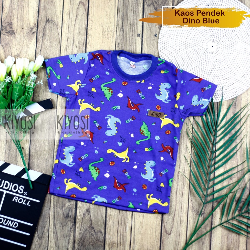 Kaos Anak Lengan Pendek Motif Full Print KEREN / COD