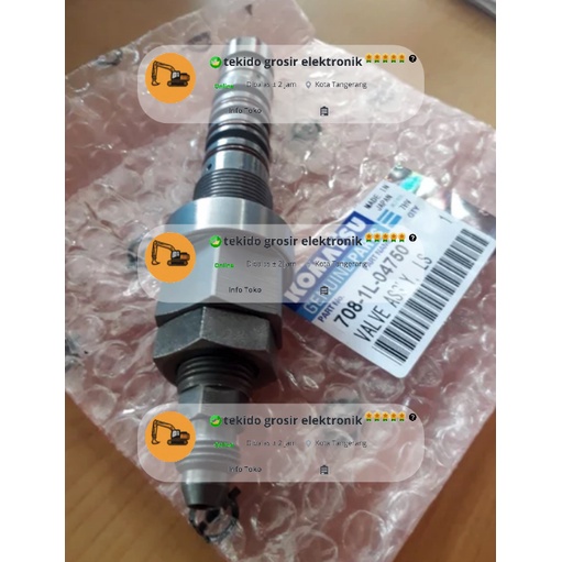 VALVE ASSY PC130-7 KOMATSU PN: 708-1L-04750