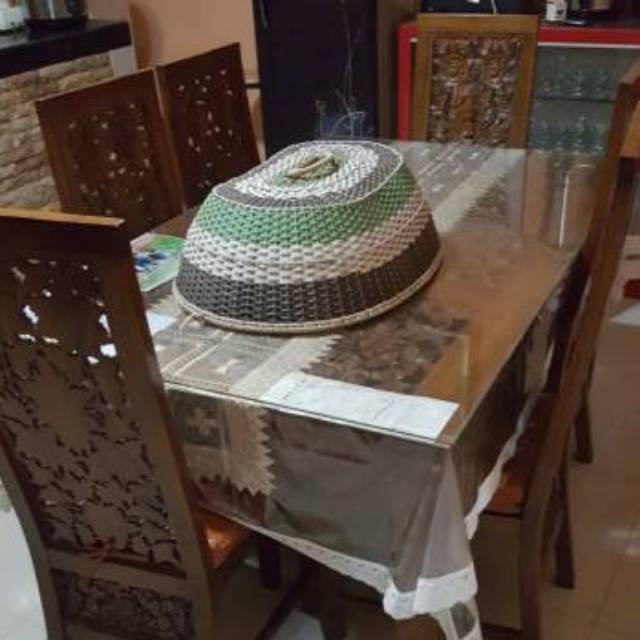 Kursi makan balero ukir krawang jati jepara