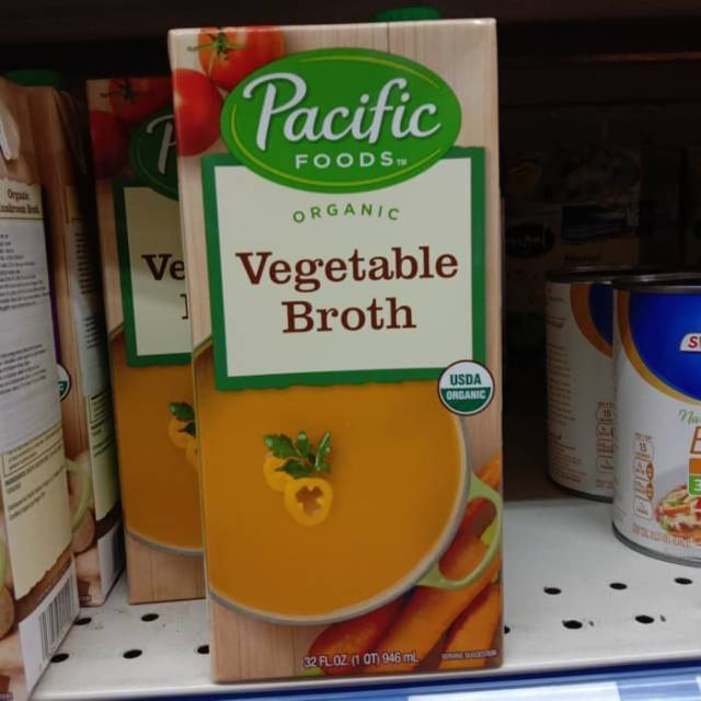 

Pacific foods organic vegetable broth 946 ml