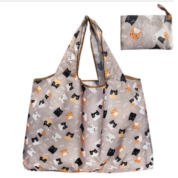 Tas Tote Bag Belanja Wanita Totebag Lipat Shopping Bag Eco Friendly Waterproof