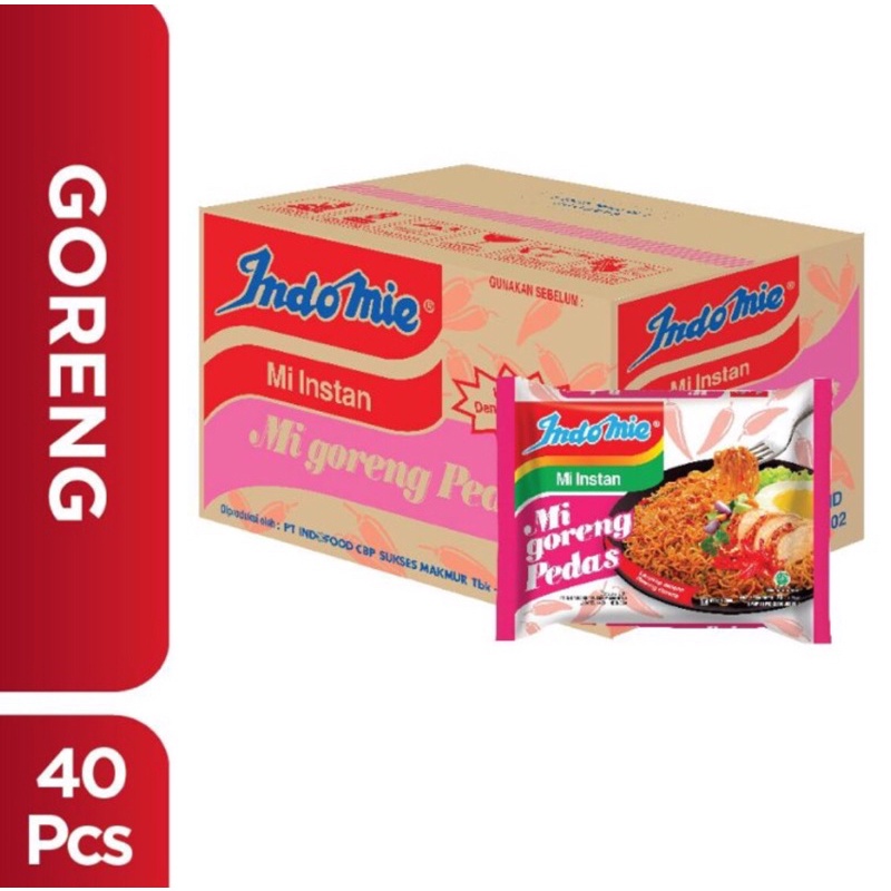 1 DUS INDOMIE GORENG PEDAS