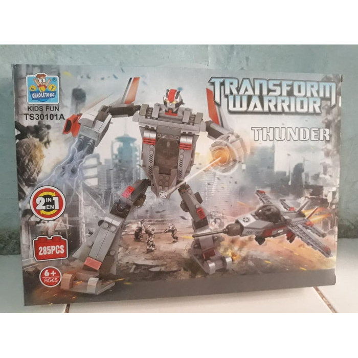 READY Lego Brick Transformer Warrior Thunder #Robot #Pesawat #Ts30101A BERKUALITAS