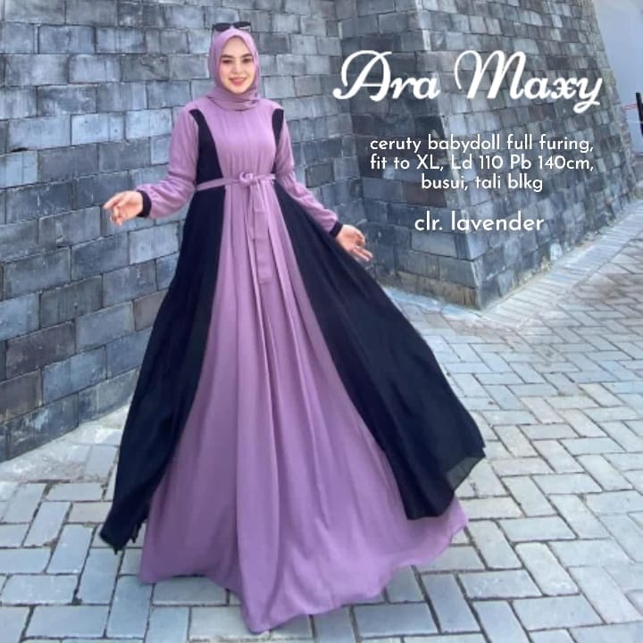 ARA MAXY/DRESS MAXY TALI WANITA MUSLIM