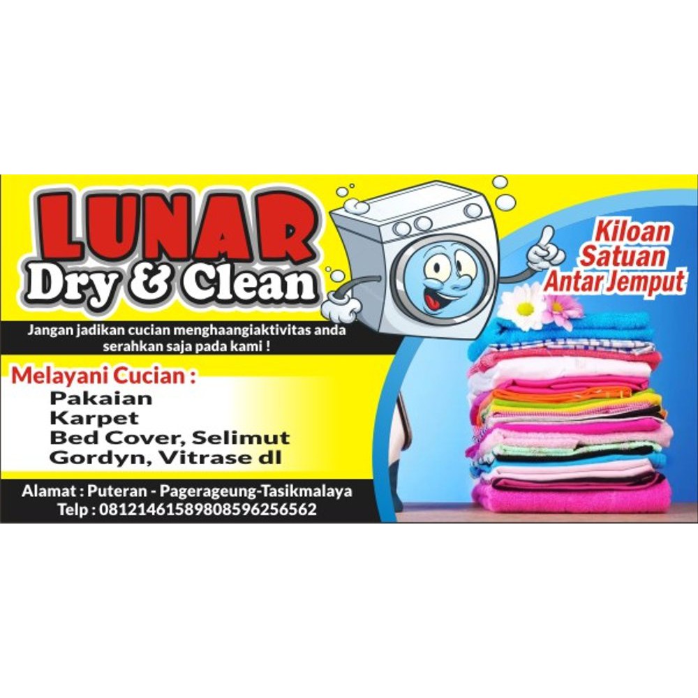 Dijual Spanduk Banner Laundry Ukuran 2 X 1 M Terbaik Shopee Indonesia