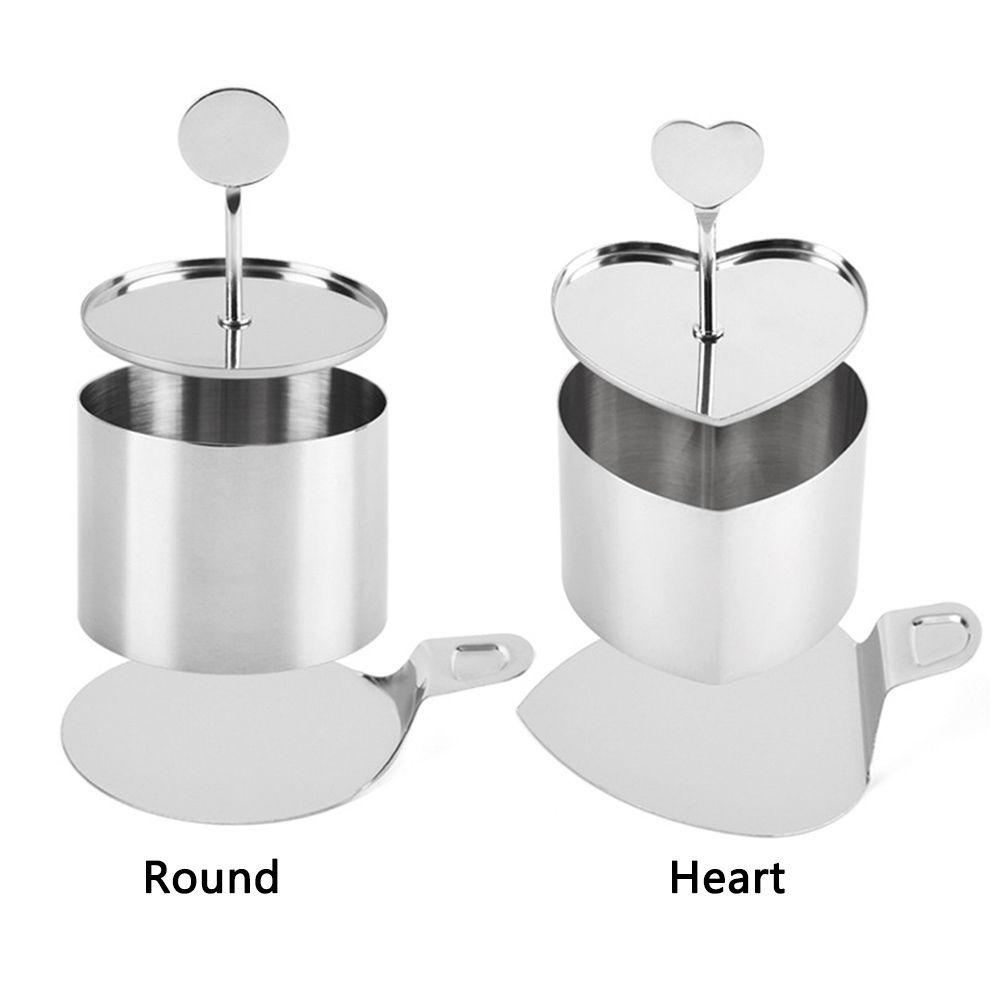 Solighter 3pcs/set Cetakan Plunger Kue Kering Dapur Dekorasi Cetakan Kue Stainless Steel