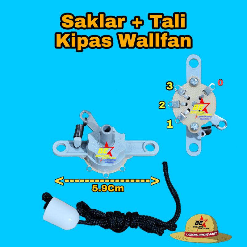 [COD] SWITCH KIPAS WALL FAN SAKLAR KIPAS ANGIN DINDING SAKLAR TARIK KIPAS ANGIN Wallfan