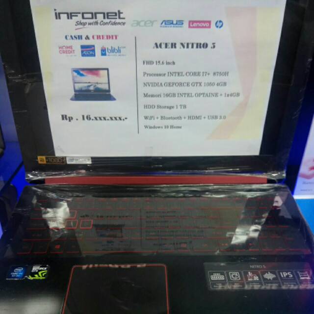 ACER NITRO 5 i5-8300H