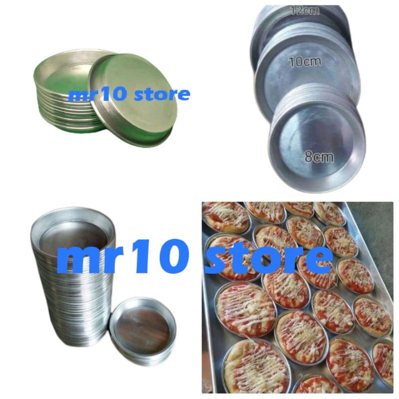 loyang pizza mini isi 12 pcs ukuran 8 9 10 11 12/loyang pizza 1 lusin