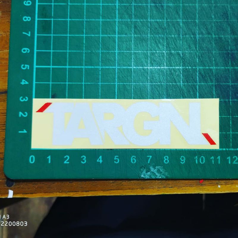 

Sticker Cutting Targn v.1 Isi 1 pcs