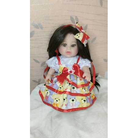 baju boneka reborn, lukthep size 12 inch