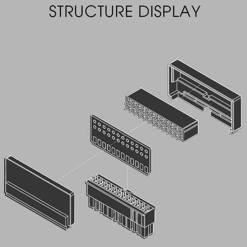 Btsg ATX 24pin 90derajat 24pin Ke 24pin Adaptor Colokan Listrik Mainboard Motherboard Power Connector Untuk Power Supply