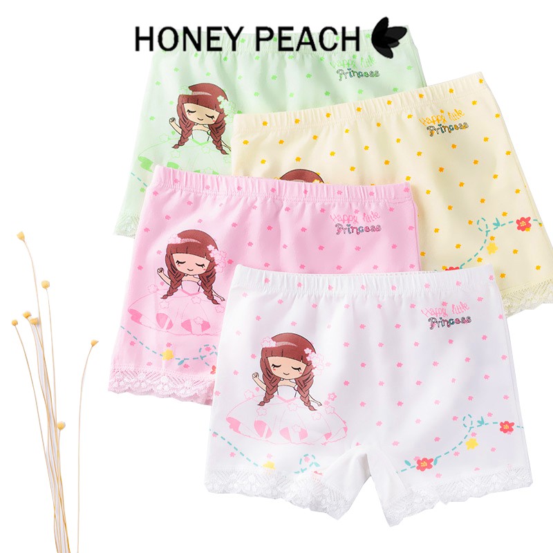 3PCS Celana Short Segiempat Anak Cewe Bahan Katun Celana dalam[From Jakarta]