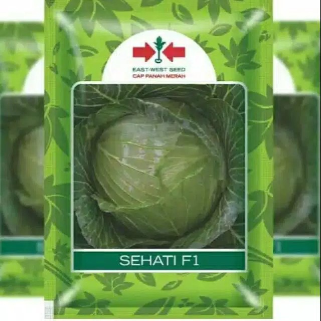 BIBIT BENIH TANAMAN SAYUR SAYURAN HIDROPONIK KOL / KUBIS SEHATI 400 butir CAP PANAH MERAH