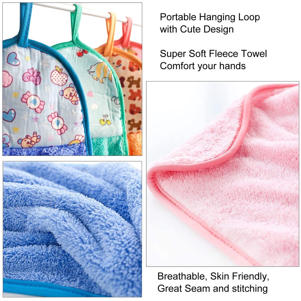 Lap Tangan Handuk microfiber Hand Towel Gantung Kain Lap Serbet pengering tangan basah di dapur kamar mandi wastafel tempat cuci piring rapi mudah menyerap | GROSIRXPRESS