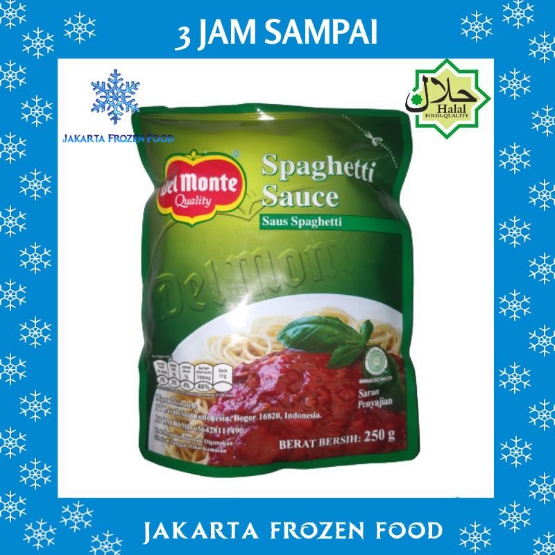 

Saus Spaghetti DELMONTE Saos Spageti 250 gr