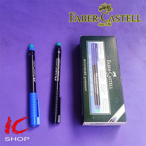 

Multimark Permanent Faber Castell / Spidol OHP-Plastik-Kaca-Besi