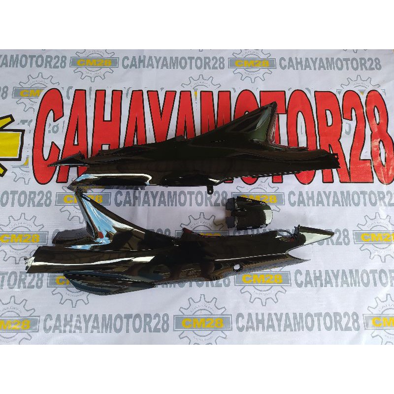 Termurah BISA COD. Cover Body belakang Kanan & Kiri Motor suzuki shogun 125 R/125 SP 2004-2006 Hitam