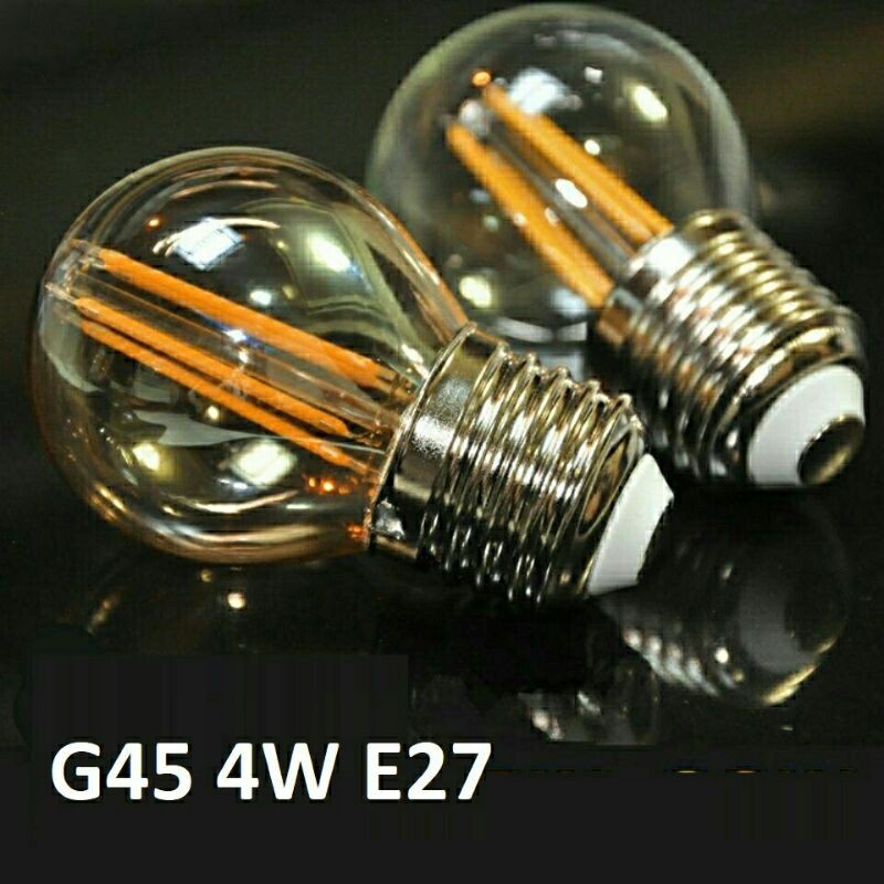 Bola lampu kuning dekorasi Edison ST64 /4w f.27