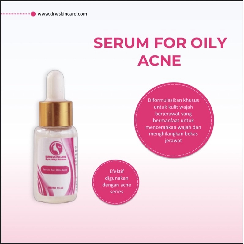(Bisa COD)Serum acne DRW Skincare berjerawat /beruntusan