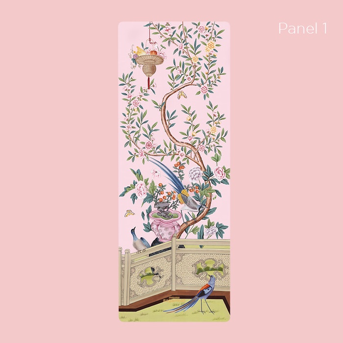matyoga- matras yoga sugarmat pro yoga mat - pink pampas panel 1 -yoga-mat.