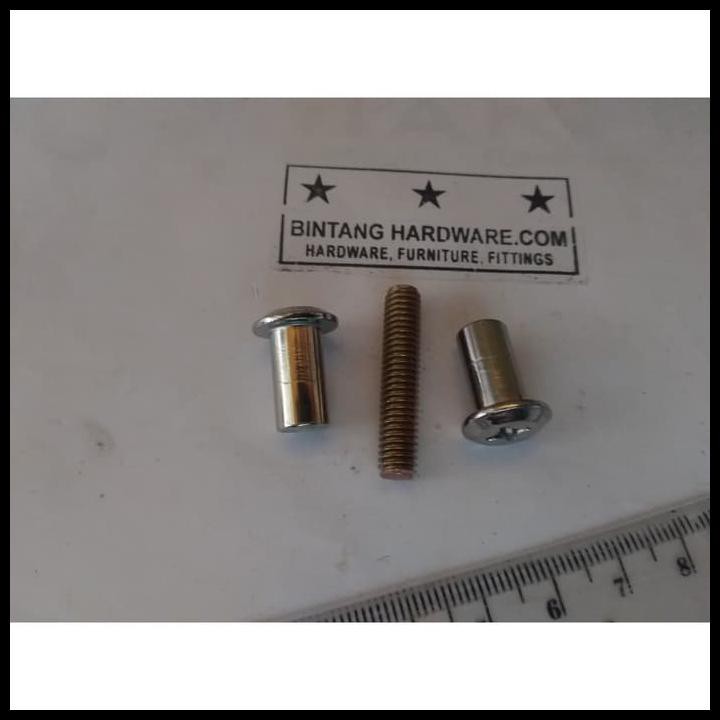 Baut Sambung Baut Tembus Connecting Bolt Knockdown Baut Knock Down Hrf