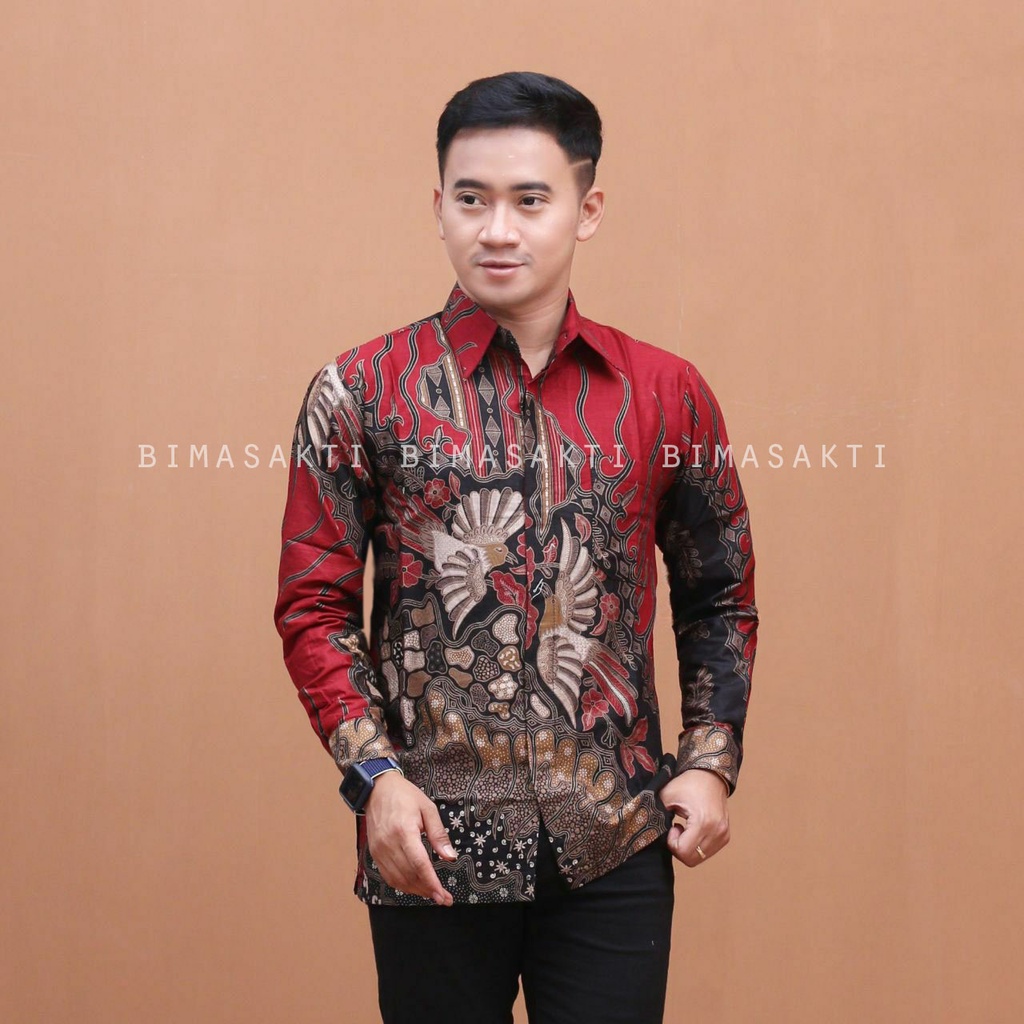 Batik couple kemeja tunik terbaru - baju batik sarimbit - baju mama papa - baju kondangan - baju kapel - baju suami istri - Sania Ruffle Batik Couple