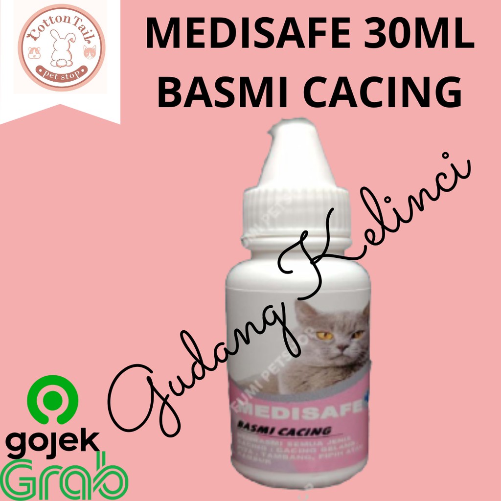 OBAT CACING KUCING MEDISAFE PLUS BASMI CACING 30ML