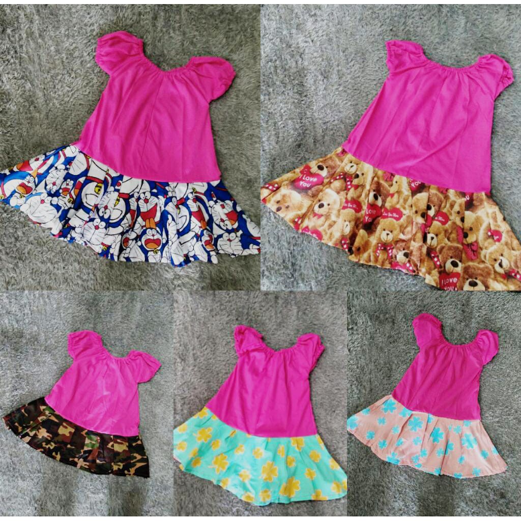 BAJU DRESS ANAK BALITA - DRESS LUCU ANAK - DASTER ANAK BALITA