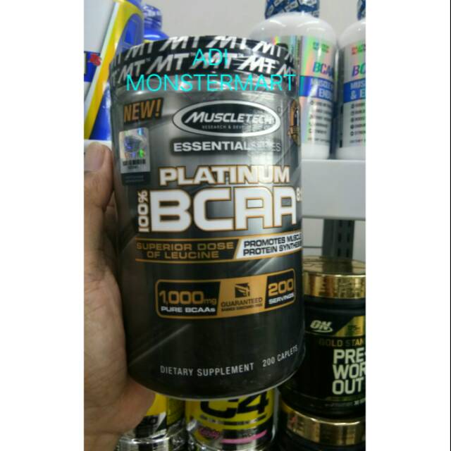 Muscletech PLATINUM BCAA 200 Capsules - Bcaa Muscletech