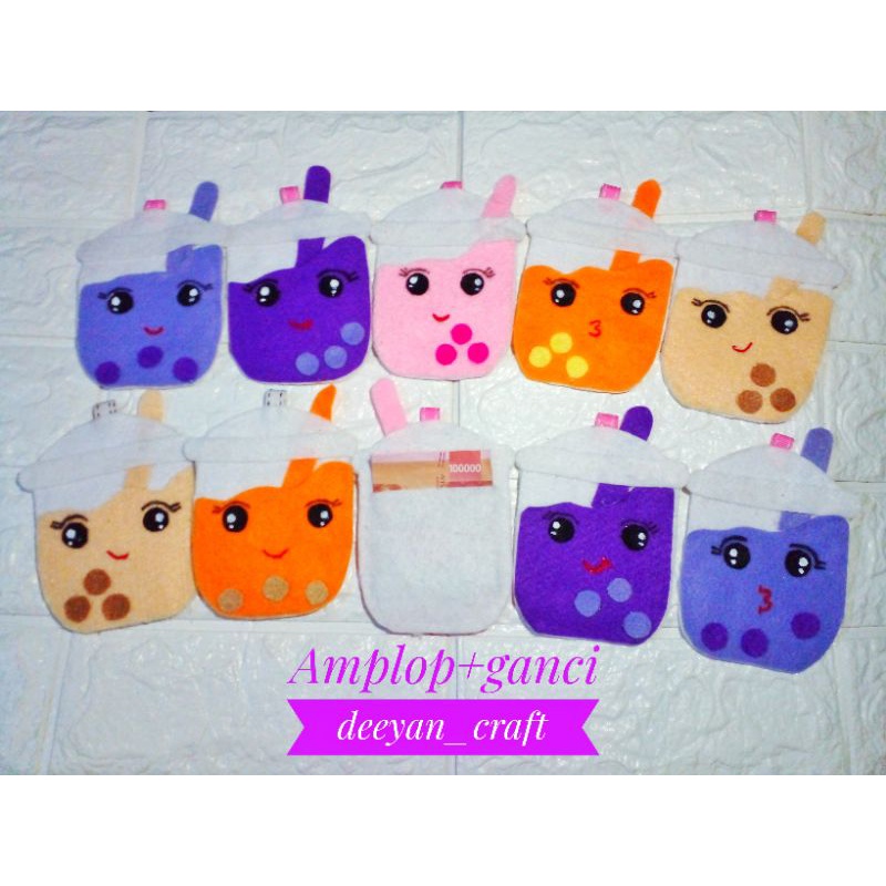 

amplop lebaran boba /ganci boba.