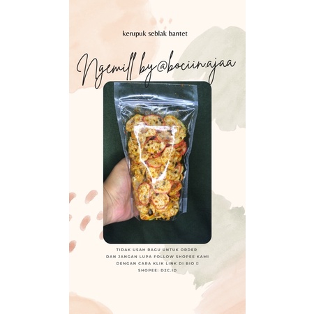 

kerupuk bantet pedas daun jeruk