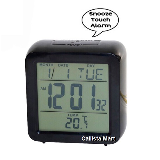 Jam Meja Digital - Jam Meja Alarm - Alarm Clock Digital LCD