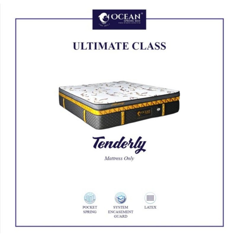 Mattras Springbed kasur Ocean Type Tenderly (Mattras Only)