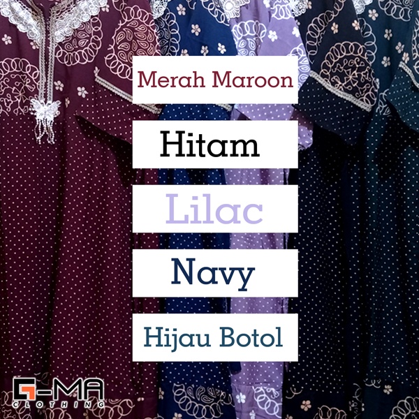 DASTER ARAB RENDA SEKDRESS | DASTER TANGAN 3/4 RESLETING DEPAN ( BUSUI )-8