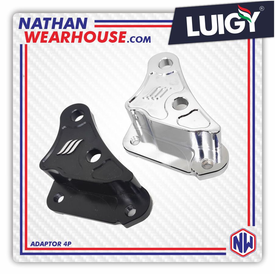 Bracket Adaptor Kaliper Caliper Depan 4P 4 Piston Vespa Sprint Primavera LX LUIGY