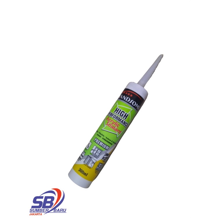 

ALSEAL Lem Acrylic Sealant - Paintable Silicone Sealant 300ml White Awet Tahan Lama SBJ