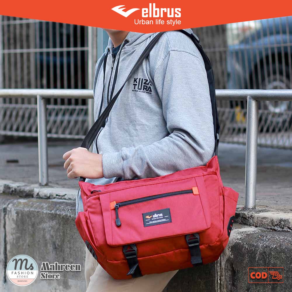 Tas Selempang Besar Tas Slingbag Tas Kerja Tas Laptop Pria - Elbrus | TL 751