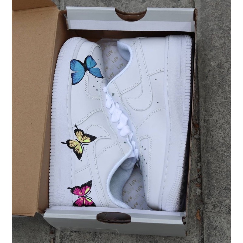 NIKE AIR FORCE 1 BUTTERFLY COLOR HIGH QUALITY