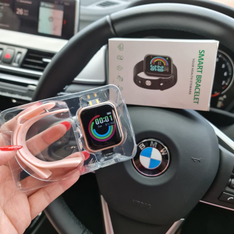[BEST SELLER] Smartwatch Y68 Aplikasi Fitpro Jam Tangan Pintar Kesehatan