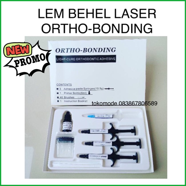 Lem Laser Behel Orthobonding Light Cure Orthodontic Adhesive Big Isi 3 Lem Behel Gigi Kuat